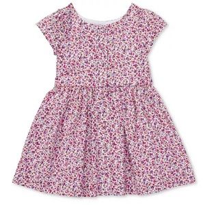 NWT Ralph Lauren Baby Girl Floral Cotton Fit & Flare Dress, Collette Floral, 6mo